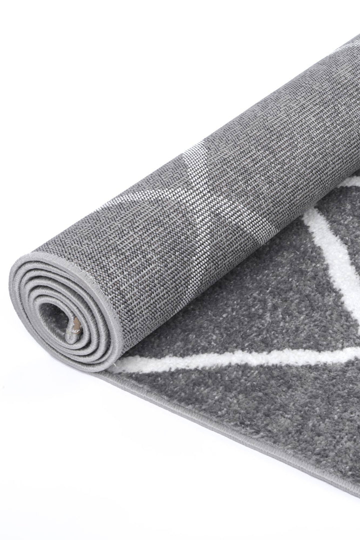Kimberley Trellis Grey Contemporary Rug - DLB Furniture