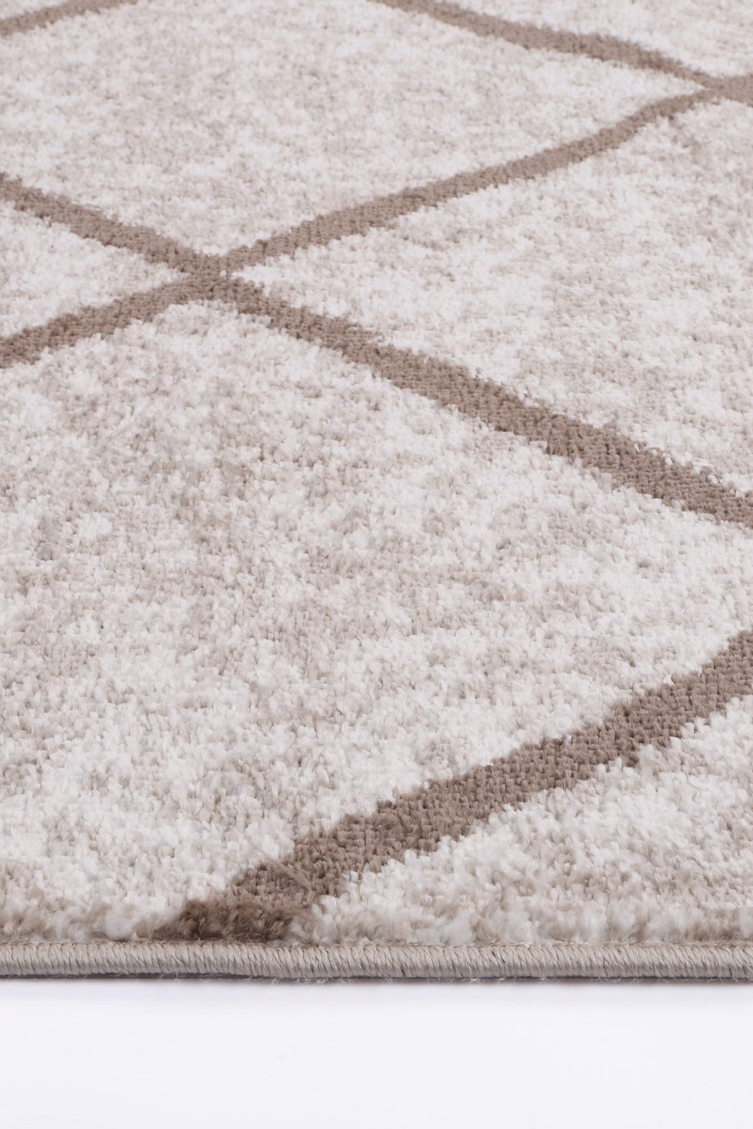 Kimberley Trellis Latte Contemporary Rug - DLB Furniture