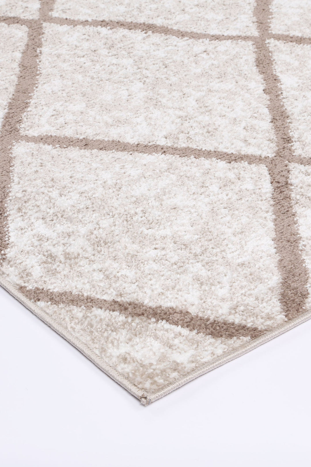 Kimberley Trellis Latte Contemporary Rug - DLB Furniture