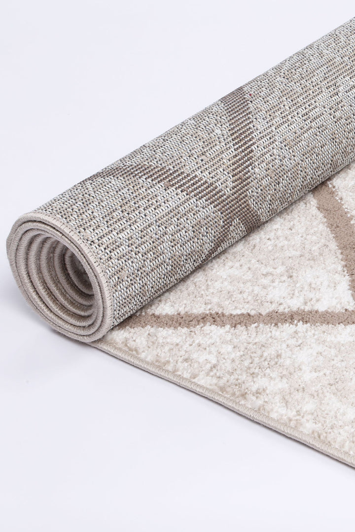 Kimberley Trellis Latte Contemporary Rug - DLB Furniture