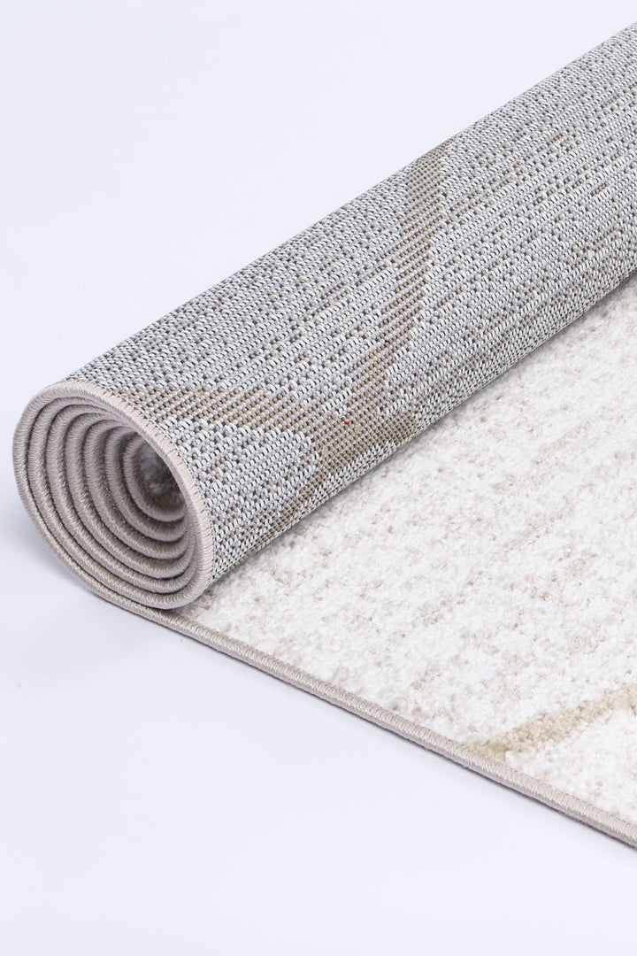 Kimberley Lattice Latte Contemporary Rug - DLB Furniture