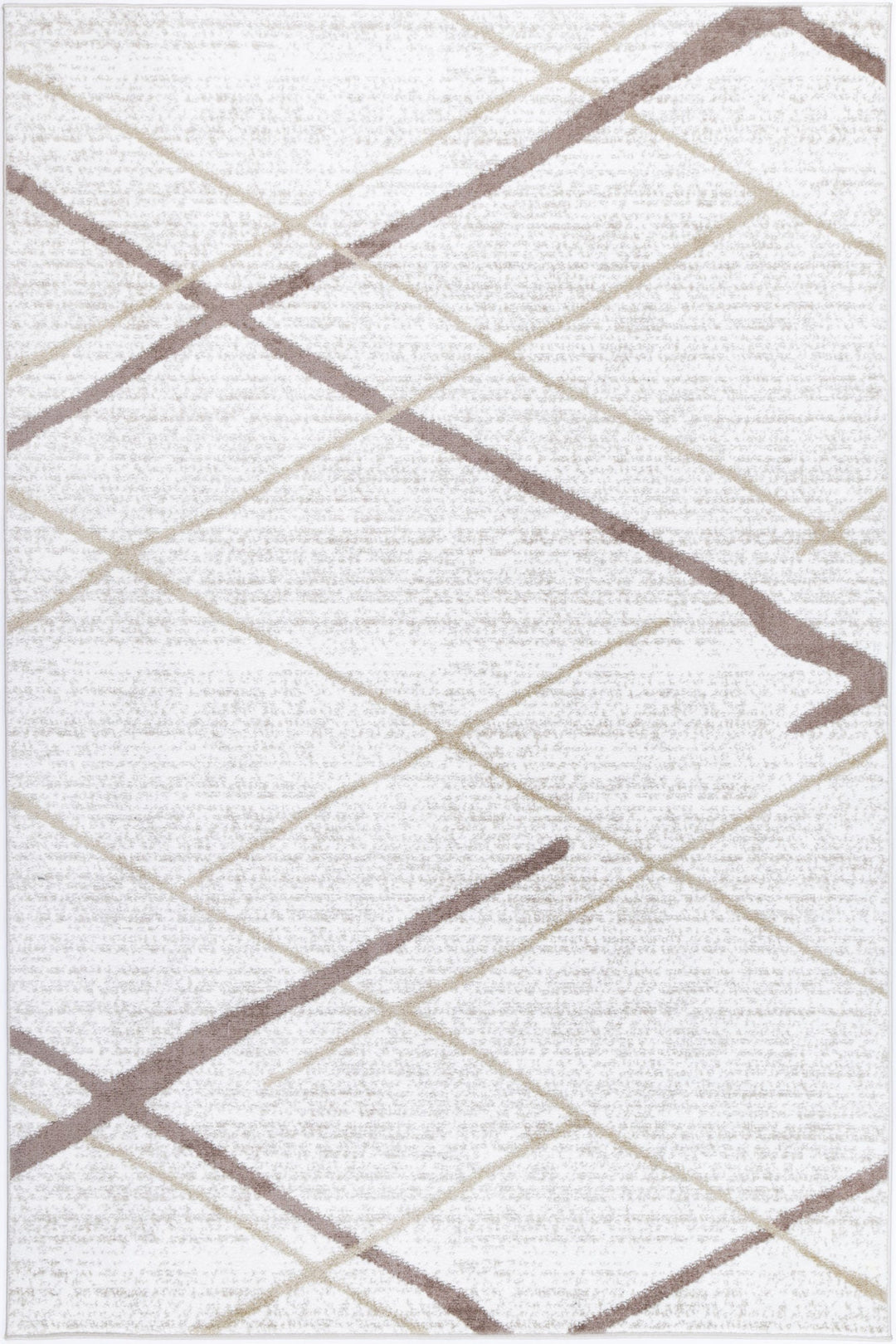 Kimberley Lattice Latte Contemporary Rug - DLB Furniture