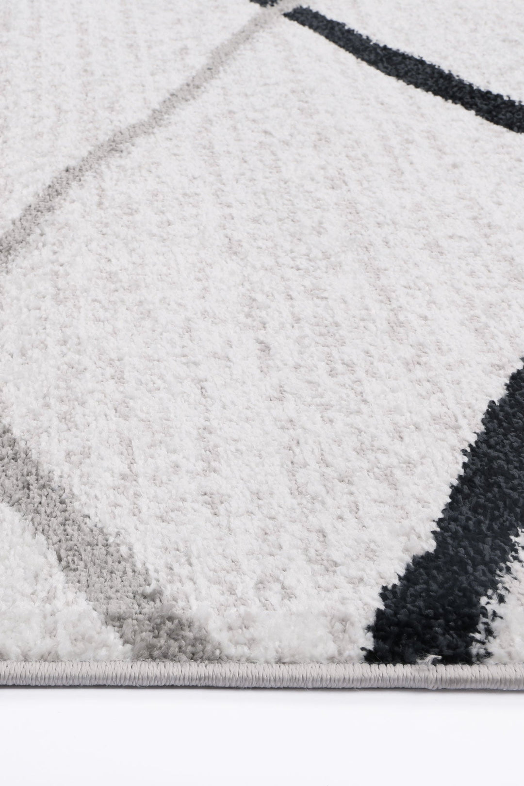 Kimberley Lattice Salt & Pepper Contemporary Rug - DLB Furniture