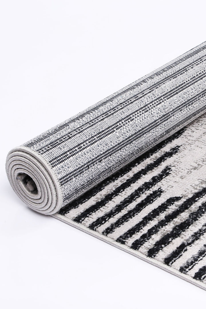 Kimberley Diamond Charcoal Contemporary Rug - DLB Furniture