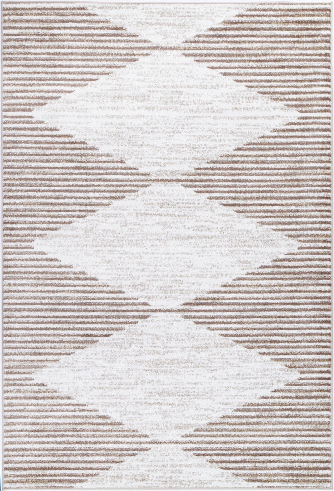 Kimberley Diamond Latte Contemporary Rug - DLB Furniture