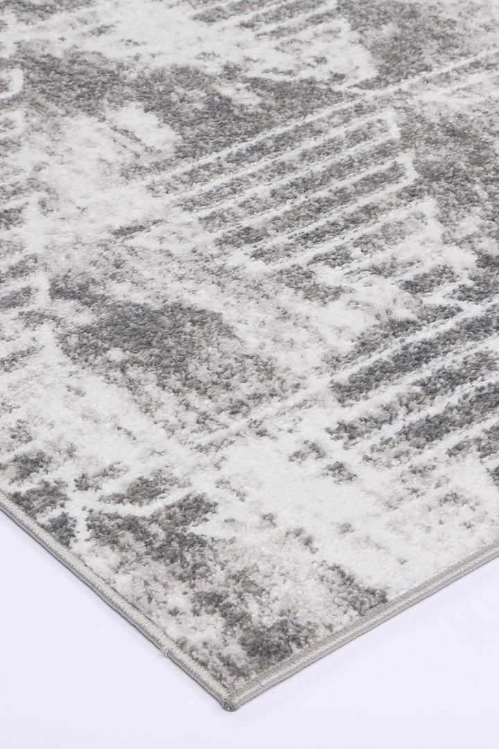 Kimberley Matrix Geometric Silver Rug - DLB Furniture