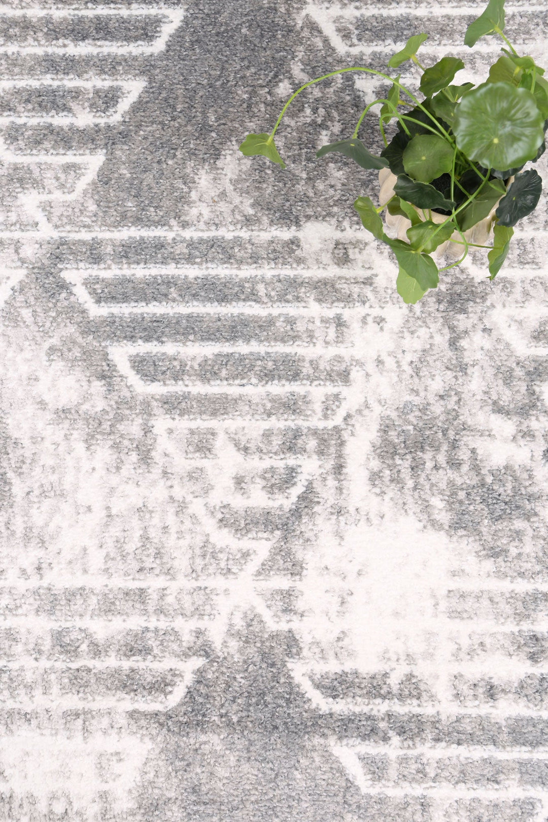 Kimberley Matrix Geometric Silver Rug - DLB Furniture