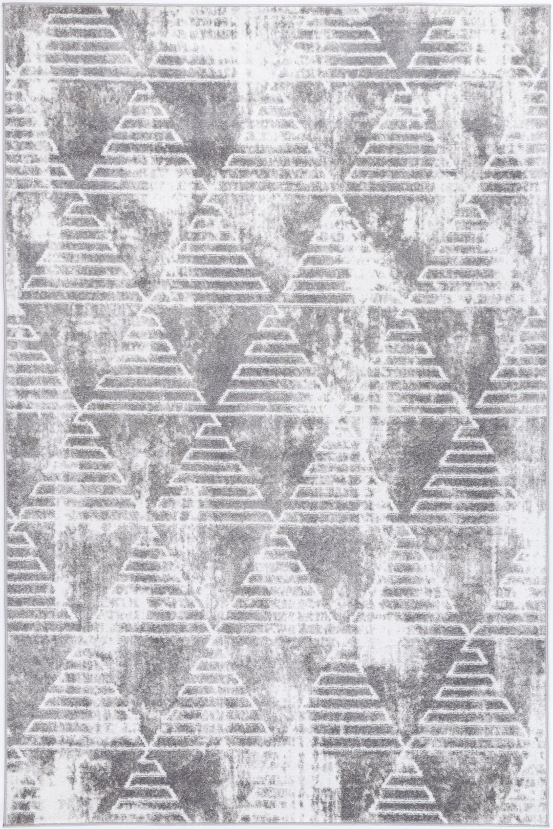 Kimberley Matrix Geometric Silver Rug - DLB Furniture