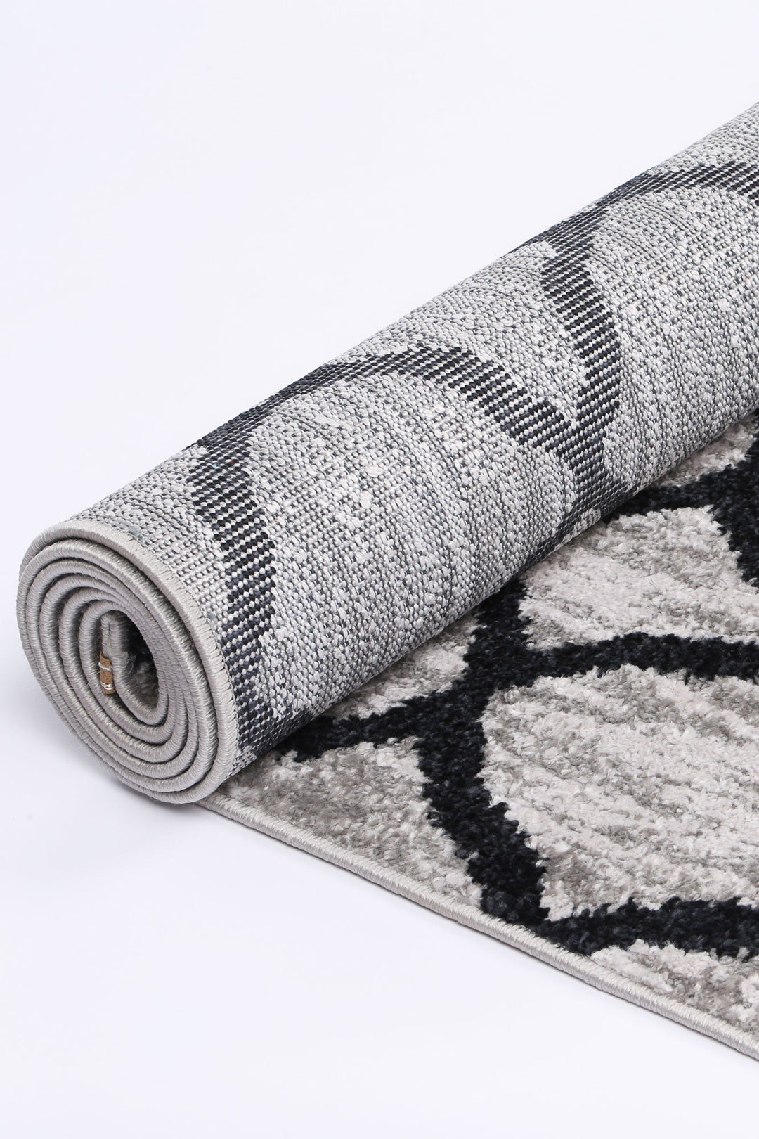 Kimberley Repeat Charcoal Contemporary Rug - DLB Furniture