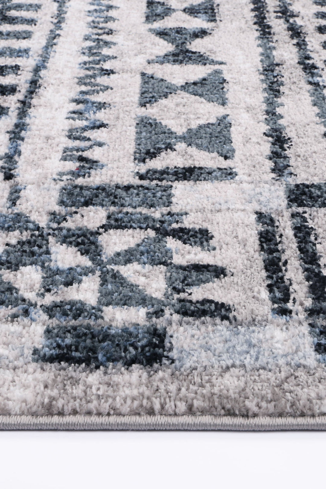 Kimberley Aztec Blue Contemporary Rug - DLB Furniture