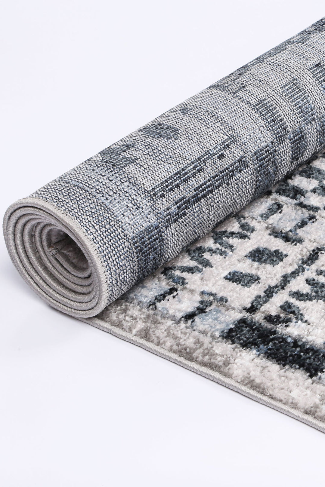 Kimberley Aztec Blue Contemporary Rug - DLB Furniture