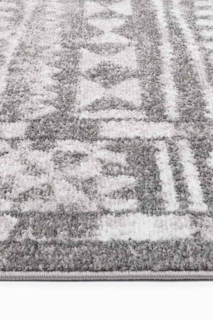 Kimberley Aztec Grey Contemporary Rug - DLB Furniture