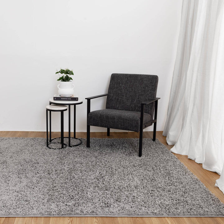 Florence Shaggy Light Grey - DLB Furniture