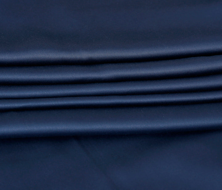 100% Tencel Fabric Quilt Cover Set Navy - DLB Furniture