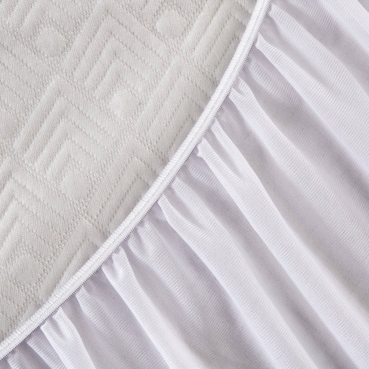 King Waterproof Mattress Protector Tencel Fabric White King