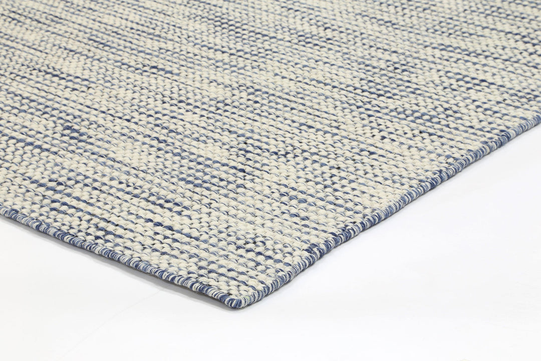 Nordic Blue Reversible Wool Rug - DLB Furniture