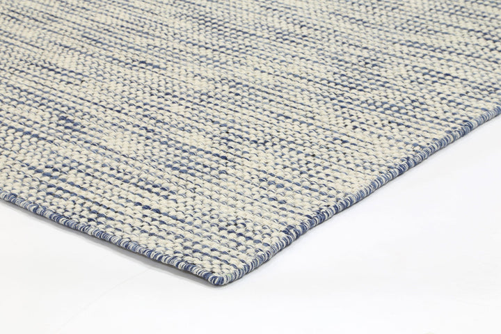 Nordic Blue Reversible Wool Rug - DLB Furniture