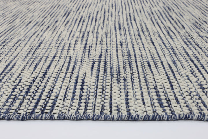 Nordic Blue Reversible Wool Rug - DLB Furniture