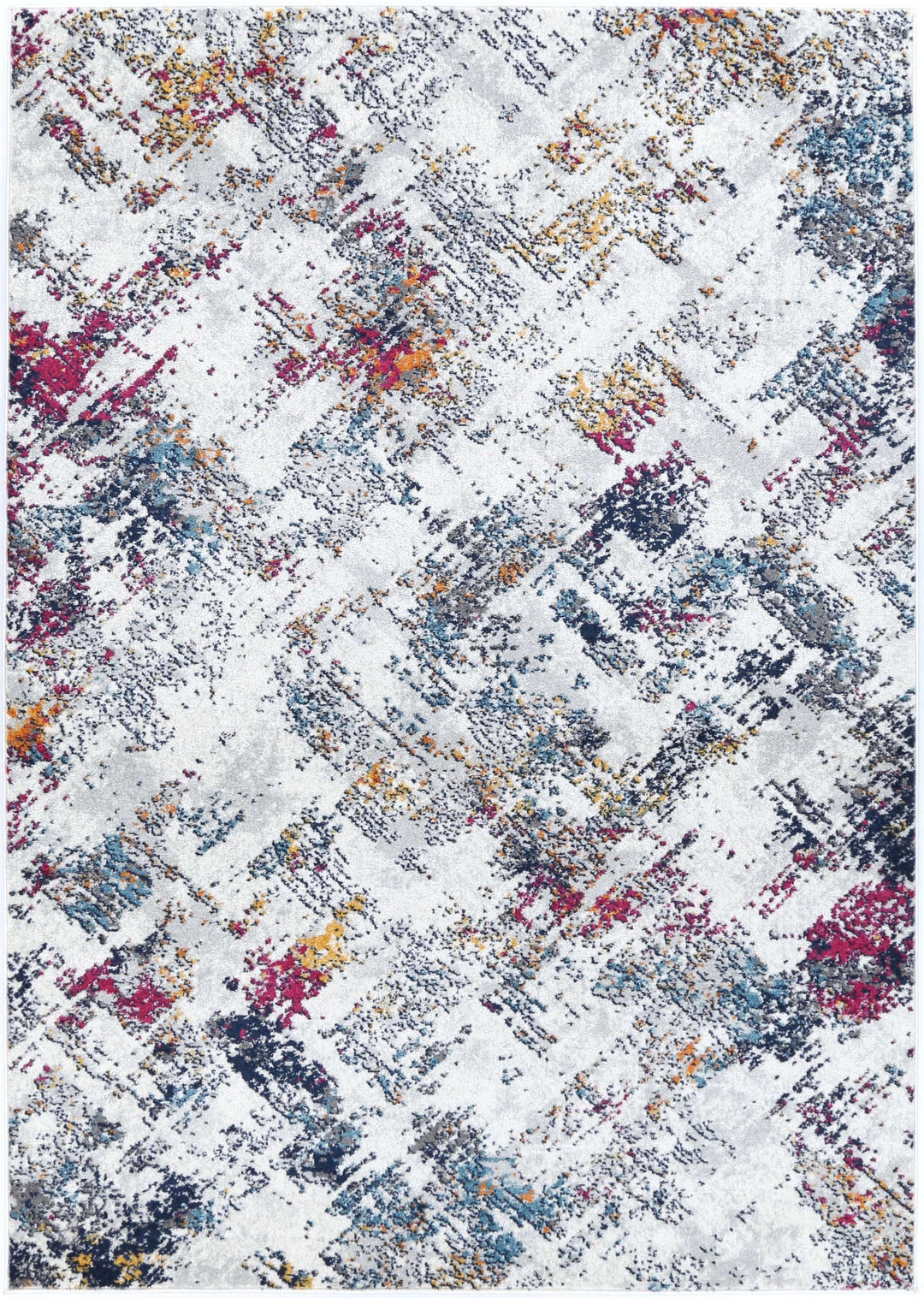 Provence Sunwashed Cream & Light Grey Abstract Rug - DLB Furniture
