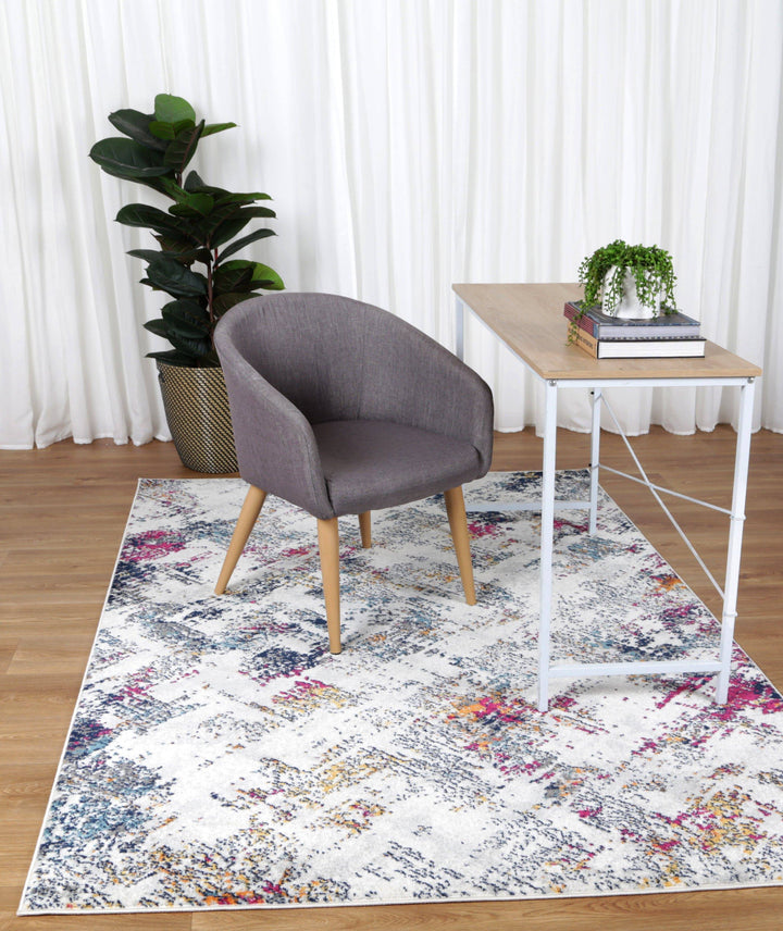 Provence Sunwashed Cream & Light Grey Abstract Rug - DLB Furniture