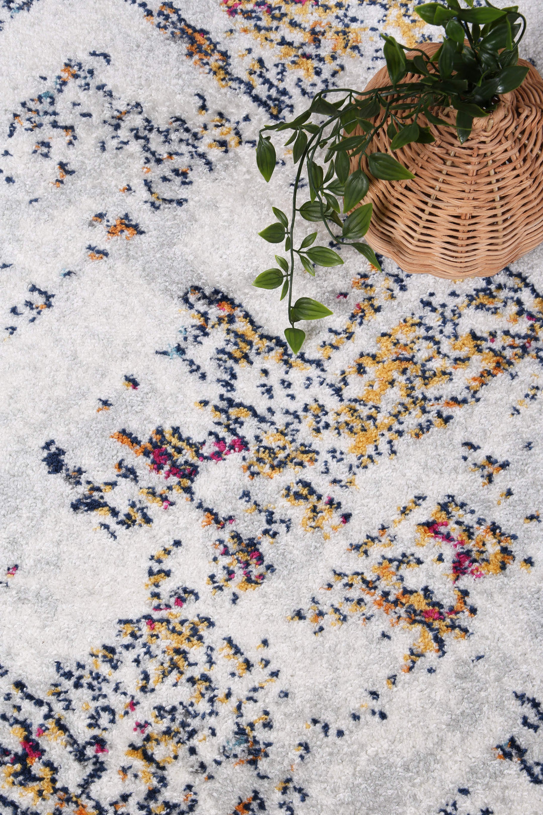 Provence Sunwashed Cream & Light Grey Abstract Rug - DLB Furniture