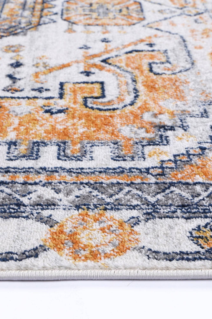 Provence Sunburst Terracotta & Cream Rug - DLB Furniture