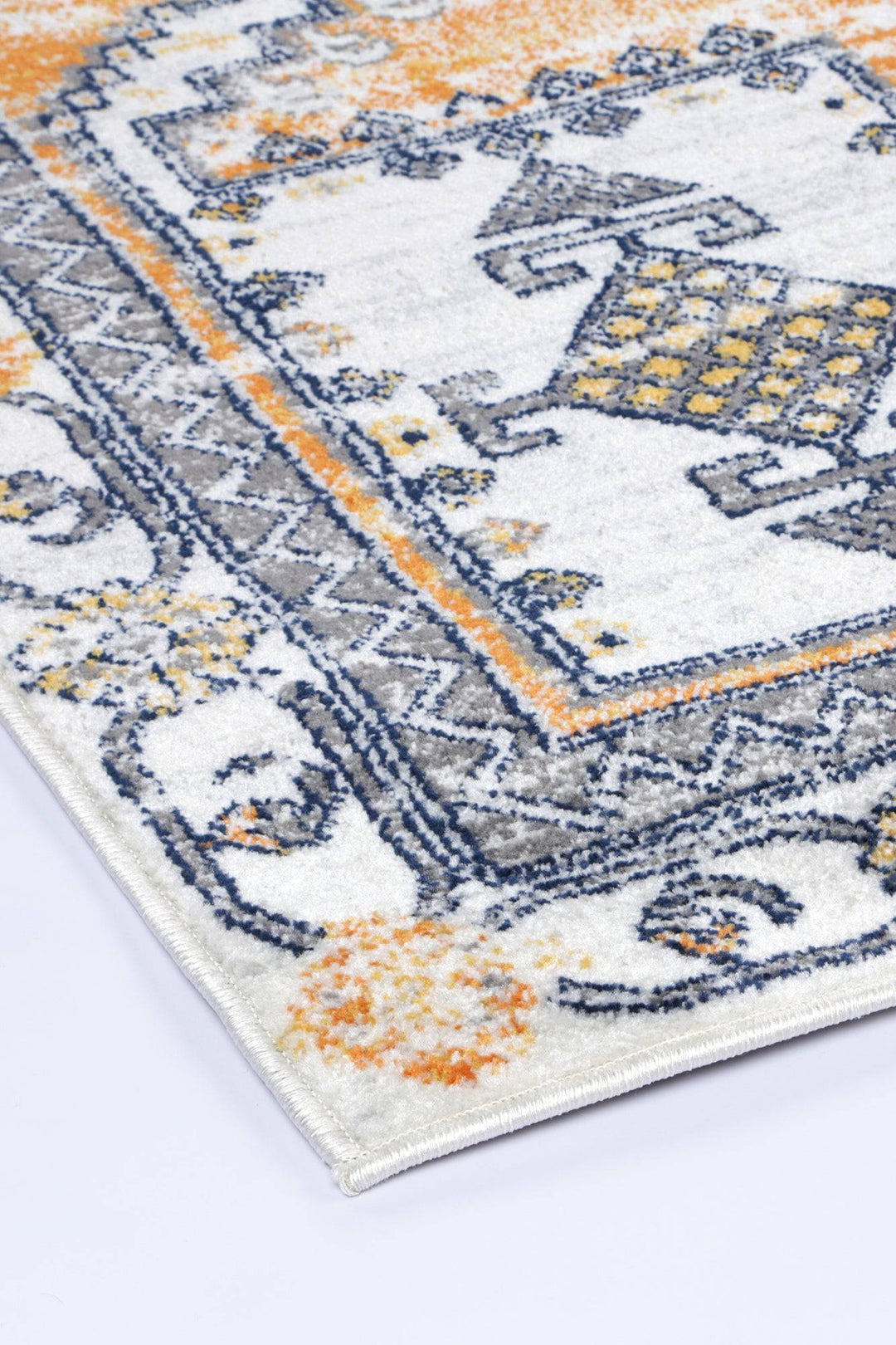 Provence Sunburst Terracotta & Cream Rug - DLB Furniture
