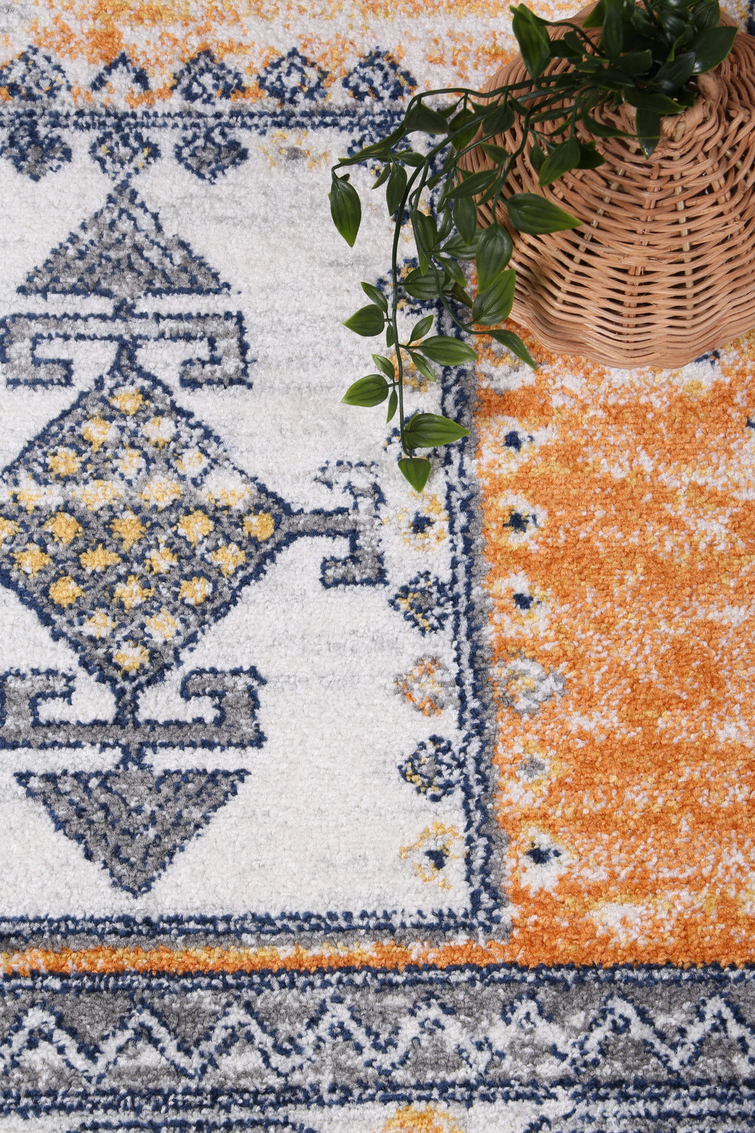 Provence Sunburst Terracotta & Cream Rug - DLB Furniture
