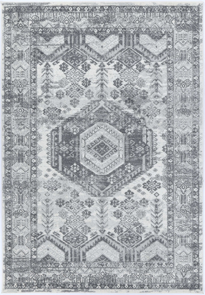 Provence Azure Cream & Grey Rug - DLB Furniture