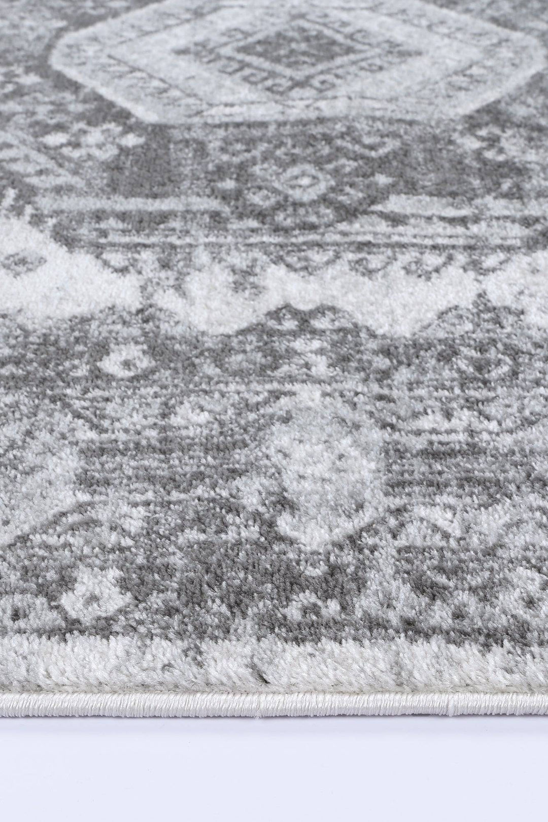 Provence Azure Cream & Grey Rug - DLB Furniture