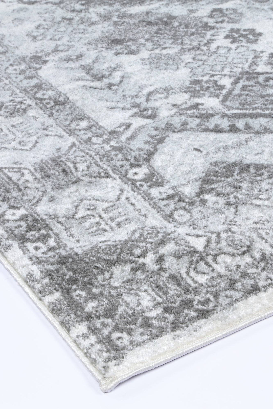 Provence Azure Cream & Grey Rug - DLB Furniture