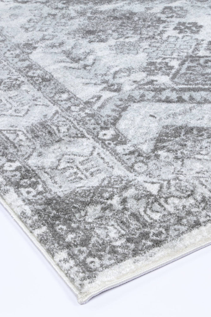 Provence Azure Cream & Grey Rug - DLB Furniture