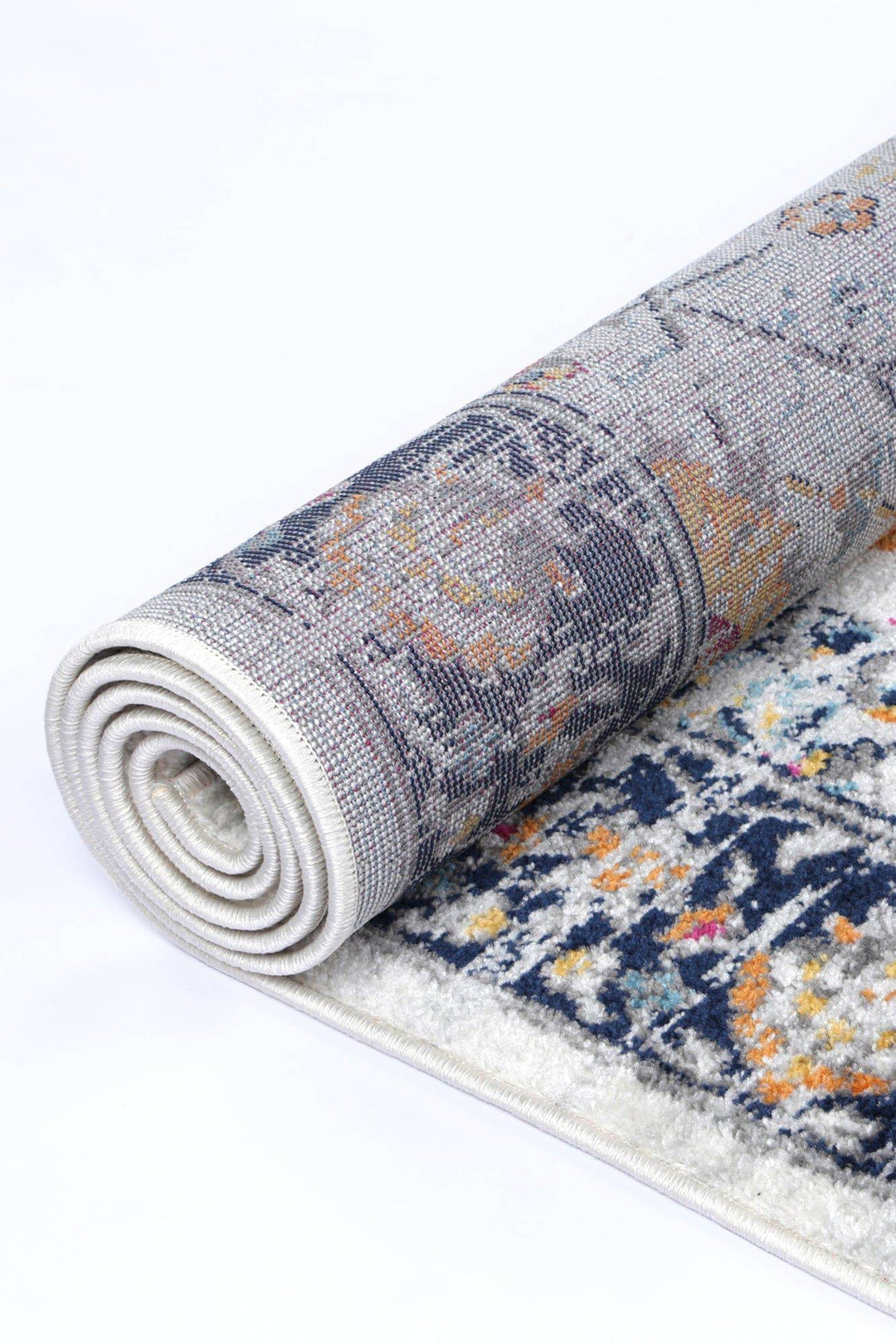 Provence Clayfield Cream & Dark Blue Rug - DLB Furniture