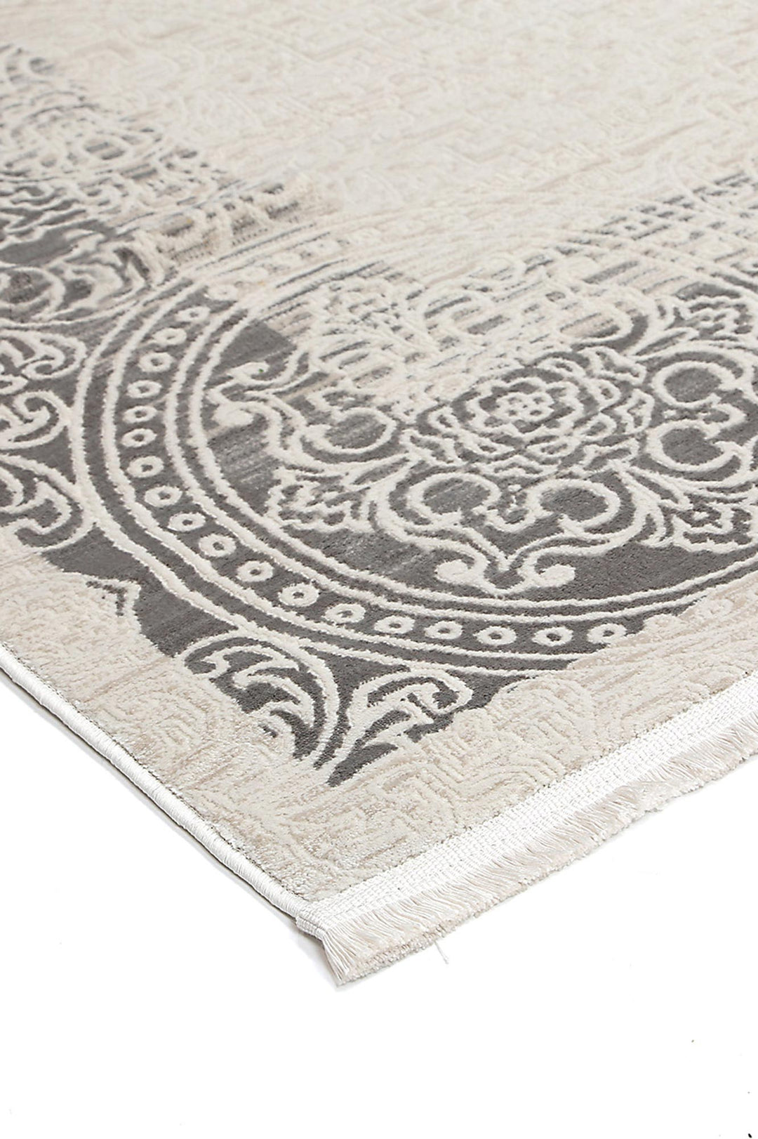 Rapsody Bach Ash Contemporary Rug - DLB Furniture