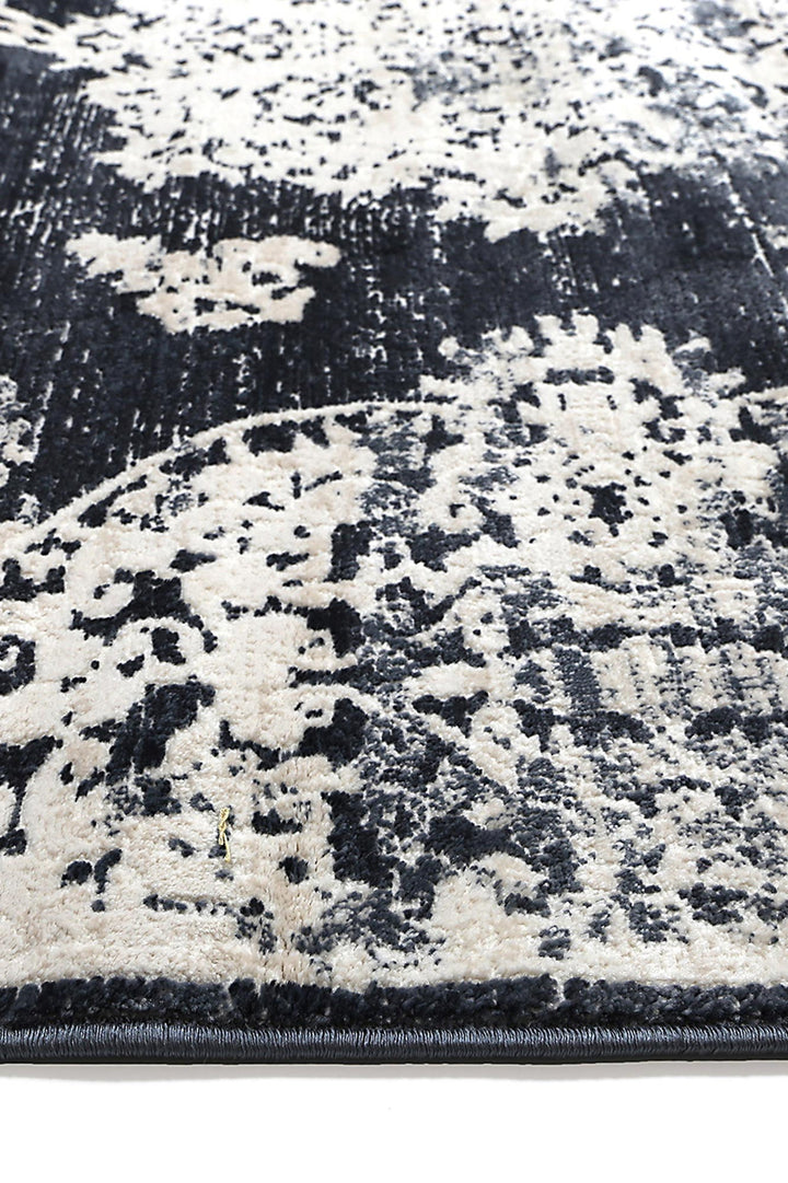 Rapsody Bizet Navy Transitional Rug - DLB Furniture
