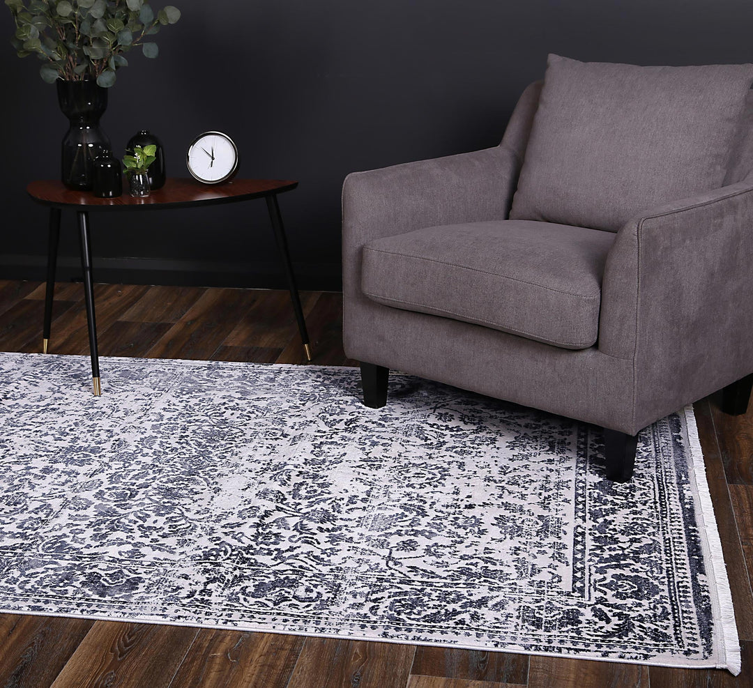 Rapsody Chopin Navy Transitional Rug - DLB Furniture