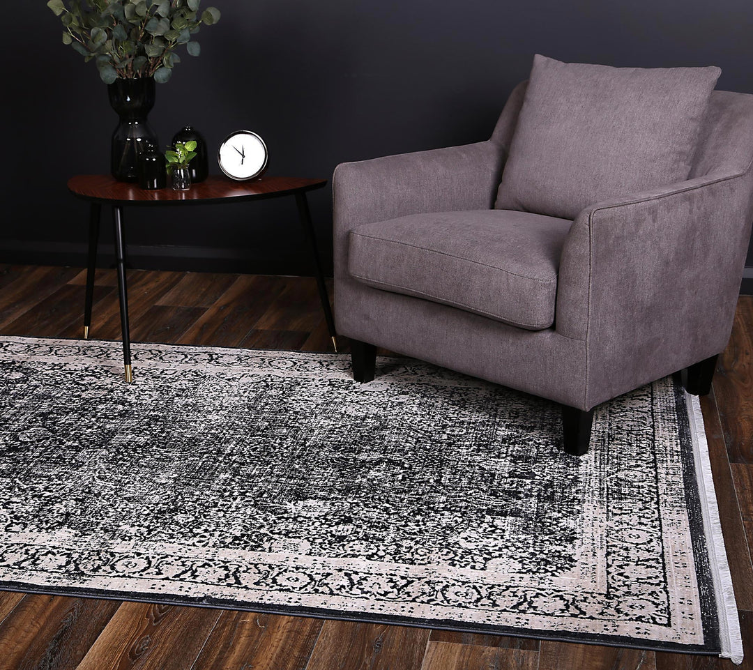 Rapsody Liszt Navy Transitional Rug - DLB Furniture