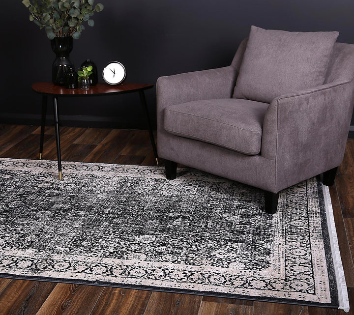 Rapsody Liszt Navy Transitional Rug - DLB Furniture