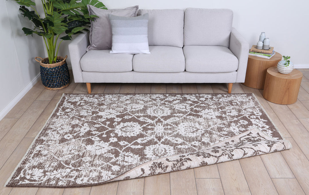 Rustic Vineyard Beige Contemporary Rug - DLB Furniture