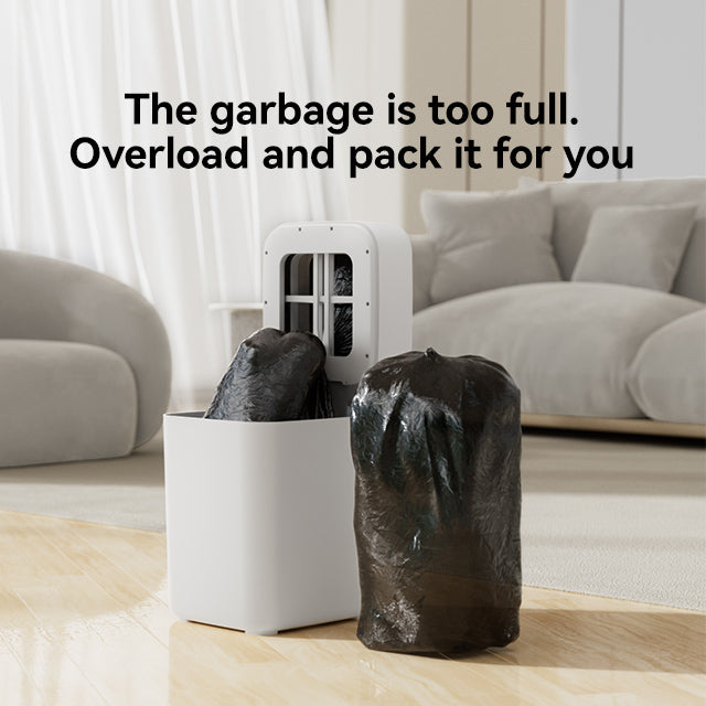 Smart Trash With Sensor Can Fully Automatic Pack and change Bags - DLB Furniture