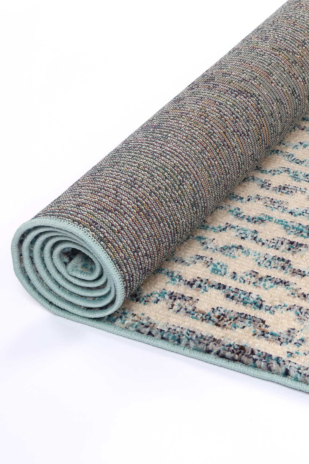 Tulin Incan Blue Tribal Rug - DLB Furniture