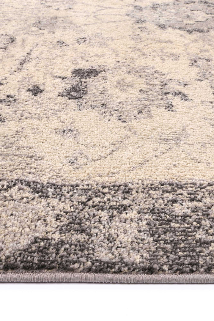 Tulin Warm Cream & Grey Transitional Rug - DLB Furniture