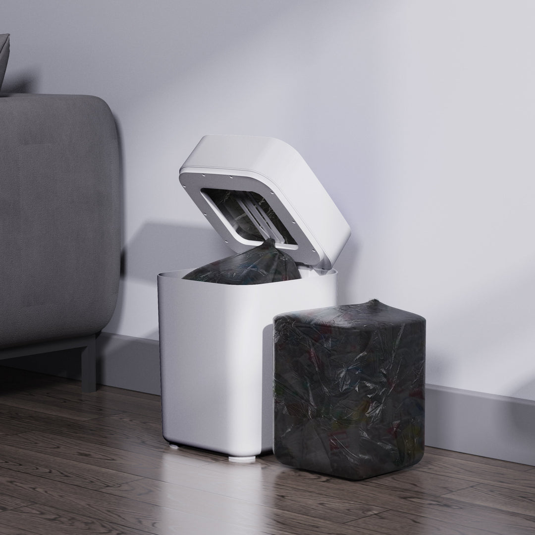 Smart Trash With Sensor Can Fully Automatic Pack and change Bags - DLB Furniture