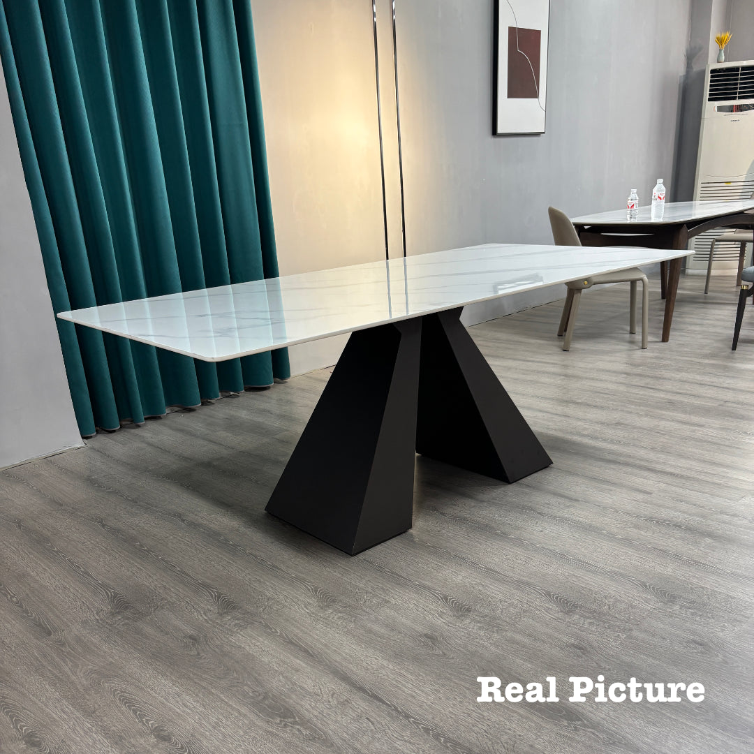 Sintered stone dining table
