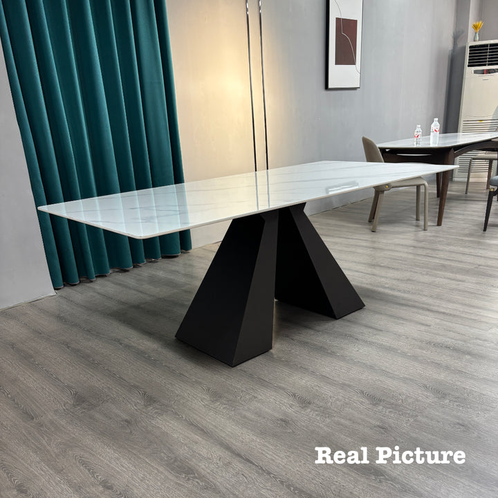 Sintered stone dining table