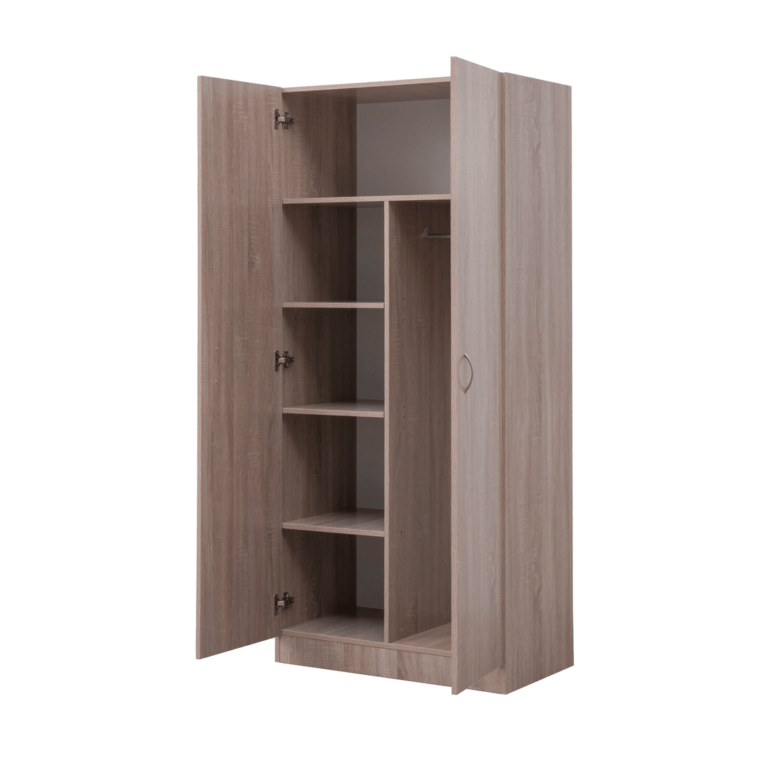 Metis Pantry Cupboard Oak Wardrobe 