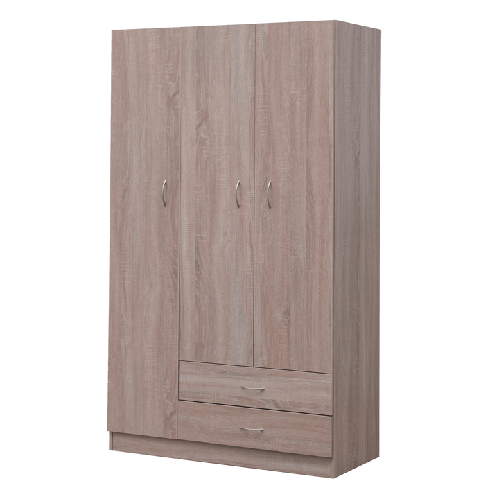Metis Utility Oak Wardrobe - Easy Home Furniture