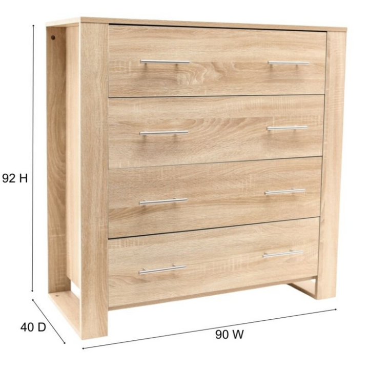 Herse Lowboy 4 Drawers - DLB Furniture