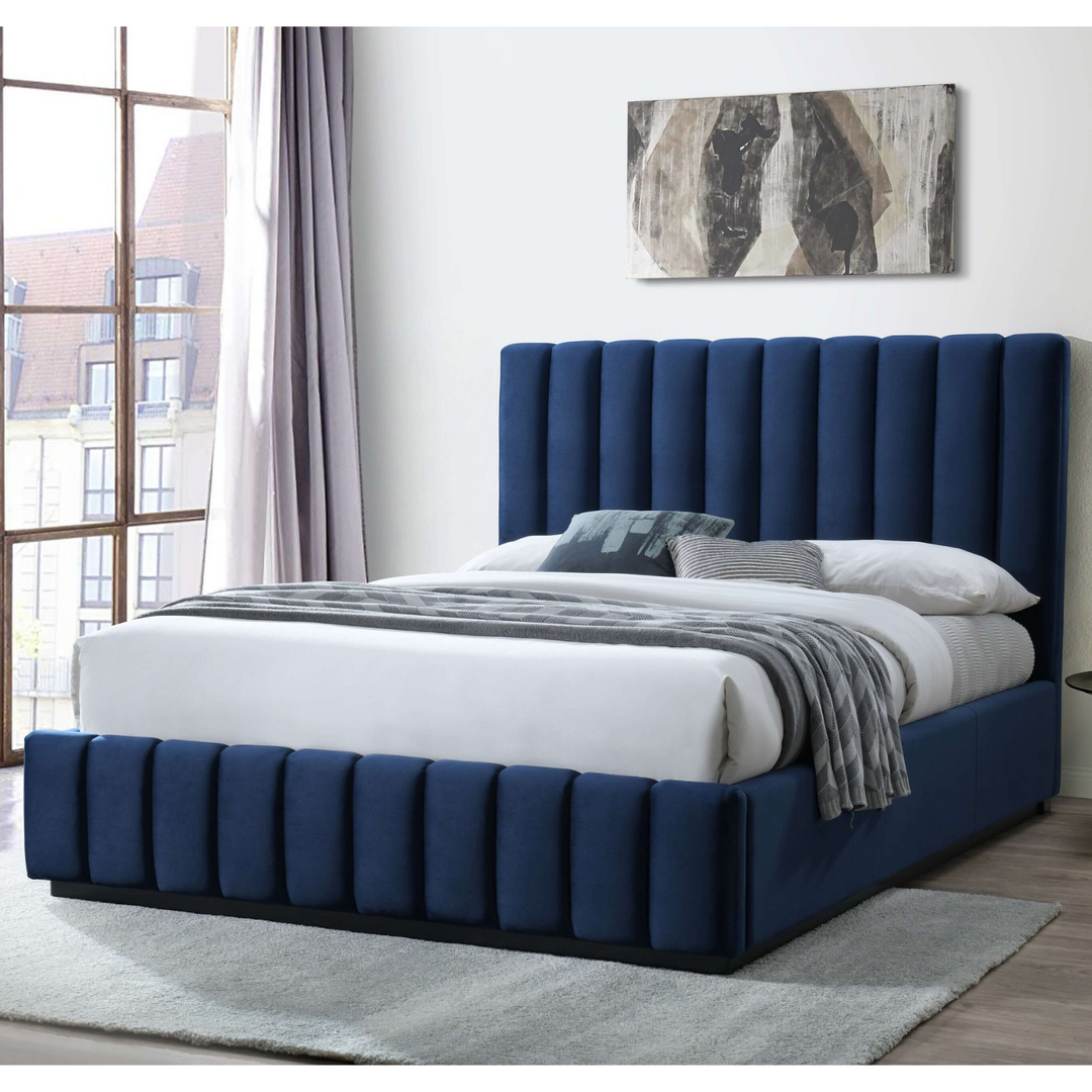 Elsa Velvet King Bed Frame - DLB Furniture