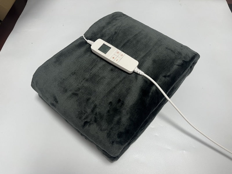 Large Electric Throw Blanket Flannel Fleece 180 x 130 cm - DLB Furniture